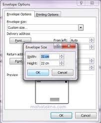 Amplop c6 sesuai untuk kertas a6 (atau kertas a4 yang dilipat dua sebanyak dua kali). Ukuran Amplop Surat Putih Panjang Di Word Standar Indonesia