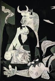 Guernica, large oil painting by spanish artist pablo picasso named for the spanish city that german aircraft bombed in 1937. Guernica 1937 Pablo Picasso Source Https Www Pablopicasso Org Download Scientific Diagram