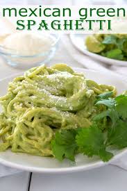 Maybe you would like to learn more about one of these? How To Make Mexican Green Spaghetti Easy Recipe With Creamy Roasted Poblano S Mexican Food Recipes Easy Mexican Food Recipes Authentic Green Spaghetti Recipe