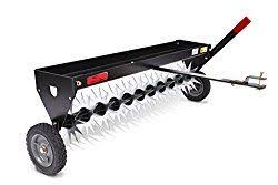 Brinly Sat 40bh Tow Behind Spike Aerator With Transport Wheels Aerator Wheels Tow Behind Spike Aerator Drop Spreader Aerate Lawn Aerator Diy Lawn