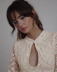 Ivory Lace Long Sleeve Mini Dress