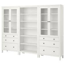 Hemnes Storage Combination W Doors Drawers White Stain Ikea Hemnes Bookcase Hemnes Ikea Hemnes