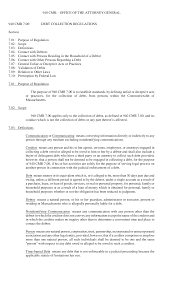Https Www Mass Gov Doc 940 Cmr 7 Debt Collection Regulations Download