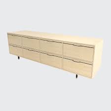 Store clothing and accessories in stylish dressers from crate and barrel. Chapman Storage Unit Long Dresser Workof