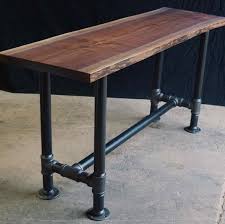 Reclaimed Wood Walnut Dining Table Urban Wood Bar Table Solid Etsy Wood Bar Table Live Edge Countertop Walnut Table