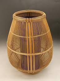 Japanese 20th Century Bamboo Basket By Maeda Chikubosai Ii Bamboo Basket Bamboo Weaving Bamboo Crafts