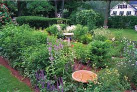 For example, an informal herb garden can be designed alongside vegetables and other flowering plants as well as various shrubs and trees. An Herb Garden In Three Parts Finegardening