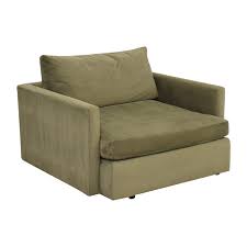 Placing a matching set together can really enliven a corner, or separate your vintage chair and ottoman, using the chair alone and the ottoman (maybe. 72 Off Crate Barrel Crate Barrel Lounge Ii Chair And A Half With Storage Ottoman Chairs