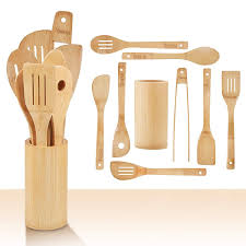 These wooden utensils won't scratch your pots and pans, and unlike silicone or plastic utensils, they won't melt which makes them suitable for high heat. Pin On Wood Kitchen Accessories