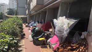 Butte, anaconda and pacific railway: Tensions Dans La Cite Roguet De Toulouse Des Demandeurs D Asile Installes Aux Pieds Des Immeubles