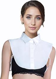 Lixdrem White Fake Collar Blouse