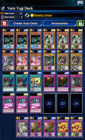 Yugioh yugis legendary decks 1st legendary decks 2 1st empty boxes: Deck My Yami Yugi Deck Dark Paladin Gaia Duellinks
