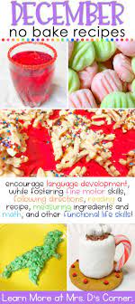 December Visual Recipes With Real Pictures For Special Education Visual Recipes Baking Recipes For Kids Kids Meals