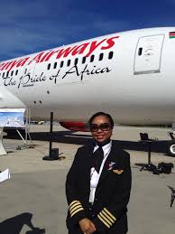 Image result for Africa's first female Dreamliner captain, Irene Koki