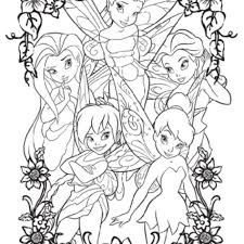 Fosters home for imaginary friends coloring page. Tinkerbell And Friends Coloring Pages To Print Wallpaper Page Of 1 Images Free Download