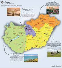 Où aller en hongrie pour allier tourisme vert, culturel et gastronomique? Cartes Touristiques Et Plans Hongrie Regions Points D Interets Et Distances