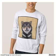 Black And Tan Shiba Inu For Sale Shiba Inu Black And Tan Painting Dog Art Sweatshirt Zazzle Com Dog Art Shiba Inu Black Sweatshirts
