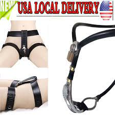 Adjustable Chastity Belt Bondage Device Stainless Steel Pants Lock BDSM  Female | eBay