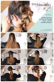 Schritt Fur Schritt Anleitung Fur Einen Pull Through Braid Einfache Frisur Ohne Flechten Auch Fur Anfanger Festivalhair Haar Styling Anleitungen Frisuren