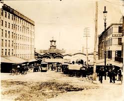 Digital Collections Market Street At The Delaware River Front Historic Philadelphia Philadelphia Vintage Artwork