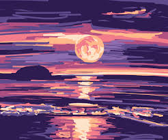 Easy landscape drawing tutorial for 5 simple tips for painting beautiful skies creative bloq. Beautiful Sunset Over The Ocean Drawception