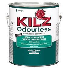 Set your store to see local availability add to cart. Kilz Odourless Oil Base Sealer Primer 3 78 L Bright White 10941c Rona
