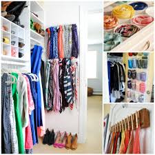 Plastic scarf towel rack scarf rack tie rack round transparent section. 15 Super Simple Ways To Organize Scarves