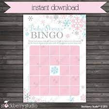 Bingo ist ein unterhaltsames lotterie spiel, das man zu hause mit. Rosa Winter Baby Dusche Bingo Spiel Zum Ausdrucken Instant Download Rosa Blau Grau Winter Wonderland Baby Dusche Spiele B Bingo Spiele Bingo Karten Bingo