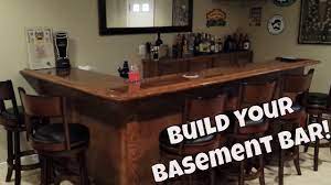 Consider putting the finished photo first, however this is not a requirement. How To Finish Your Basement With A Custom Built Wet Bar Youtube