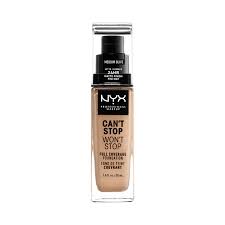 Nyx Medium Olive Can T Stop Won T Stop Foundation Review Swatches