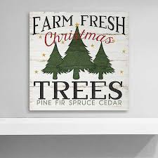 Offer not valid in alaska or hawaii. Farm Fresh Christmas Trees Canvas Art Print Kirklands