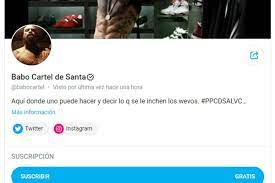 Babo de Cartel de Santa hizo gratuita la suscripción a su cuenta de Only  Fans - Infobae