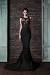 Long Sleeve Black Mermaid Wedding Dress