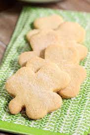 Irish shortbread cookies are classic shortbread cookies cut into shamrock shapes and glazed with green icing. Easy Irish Shortbread Cookies The Cafe Sucre Farine