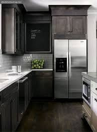 Fresh Stillplayinghouse Stained Kitchen Cabinets Backsplash With Dark Cabinets Contemporary Kitchen Design
