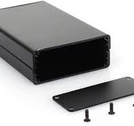 Electrical Project Case - Aluminum Power Junction Box, PCB Instrument  Enclosure, Electronic DIY 80 * 50 * 20mm Black SG Connection Terminal Box  for ...