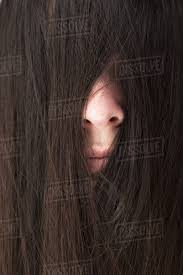 720 x 960 jpeg 80 кб. Woman With Hair Over Her Face Stevenson Maryland United States Of America Stock Photo Dissolve