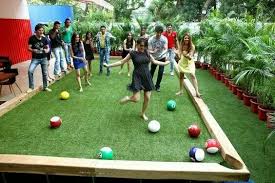 Giant Life Size Backyard Pool Table Backyard Games Outdoor Fun Backyard Playground