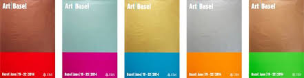 These are three posters for art basel in two styles, one which expresses unity in diversity. Art Basel Posters 2014 New Demian Conrad Design