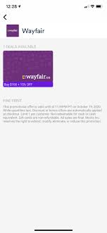 Wayfair canada promo codes 2021. Moola App Save 15 On Wayfair Canada 100 E Gift Card Redflagdeals Com Forums