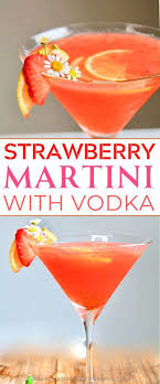 Bold Berry Smash Strawberry Martini Recipe with Vodka