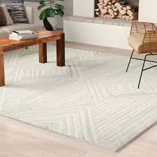 Made of soft polypropylene that is easy to clean. Caper Ivory Tufted Wool Area Rug Reviews Allmodern