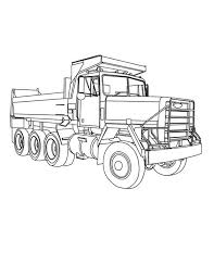These dump truck coloring sheets are ideal for kids of all ages. Three Axle Dump Truck Coloring Page For Kids Kids Play Color