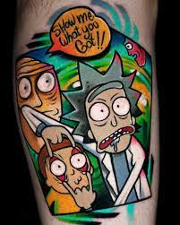 Biz the rapper & remo the hitmaker), è vero by lazza, i mean it/break your heart right back. Dope Rick And Morty Themed Piece By Killer Ink Tattoo Facebook