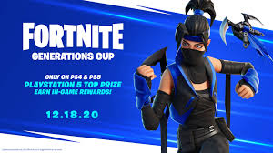 Follow the gameplay live, as the best players in the world compete across 6 matches to determine who will be the first ever fortnite world champions. Fortnite Generations Cup Only On Ps4 Ps5
