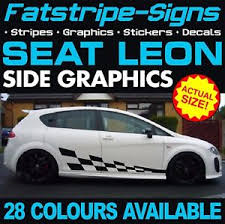 Details About Seat Leon Graphics Stripes Stickers Decals Fr K1 Cupra R Copa 310 1 6 1 8 2 0