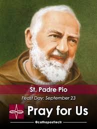 Join the Catholic Apostolate Center in commemorating the #FeastDay of St.  Padre Pio