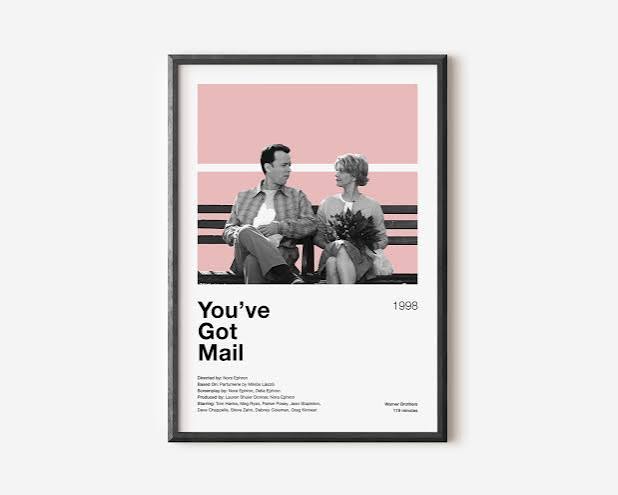 You've Got Mail Poster | Tom Hanks, Meg Ryan, Minimalist Movie Poster,  Vintage Retro Art Print, Wall Art Print, Home Decor - Etsy