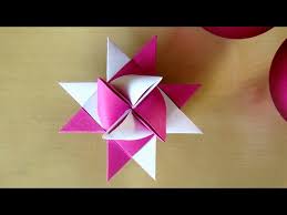 Diy bastelanleitung für einen klassischen weihnachtsstern. Frobelstern Basteln Weihnachtssterne Basteln Mit Papier Origami Stern Basteln Fur Weihnachten Youtube