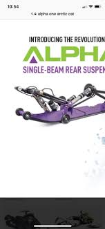 Arctic cat does not feel its mountain cat. Broken Monorail Snowest